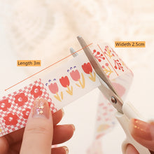 Load image into Gallery viewer, Colorful Floral Washi Tape Set (6pcs)