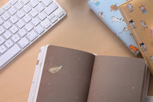 Load image into Gallery viewer, Cute Kitty's Daily Life Leather Notebook Planner