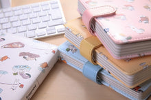 Load image into Gallery viewer, Cute Kitty's Daily Life Leather Notebook Planner