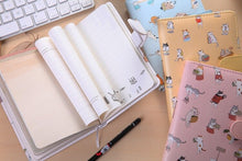Load image into Gallery viewer, Cute Kitty's Daily Life Leather Notebook Planner