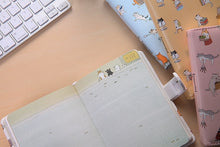Load image into Gallery viewer, Cute Kitty's Daily Life Leather Notebook Planner