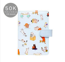 Load image into Gallery viewer, Cute Kitty's Daily Life Leather Notebook Planner