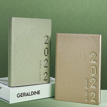 Load image into Gallery viewer, 2022 Bold Leather Notebook Planner (A5)