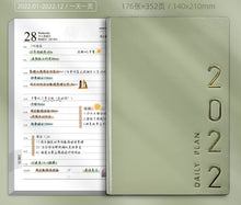 Load image into Gallery viewer, 2022 Bold Leather Notebook Planner (A5)