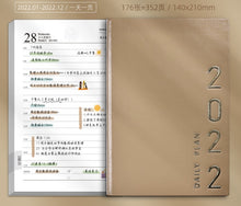 Load image into Gallery viewer, 2022 Bold Leather Notebook Planner (A5)