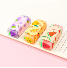 Load image into Gallery viewer, Kawaii Fruit Erasers