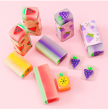 Load image into Gallery viewer, Kawaii Fruit Erasers