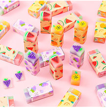 Load image into Gallery viewer, Kawaii Fruit Erasers