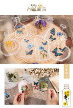 Load image into Gallery viewer, Japanese Floral Bottle Stickers (8 Types) - Original Kawaii Pen