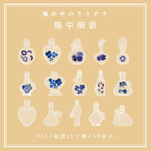 Load image into Gallery viewer, Japanese Floral Bottle Stickers (8 Types) - Original Kawaii Pen