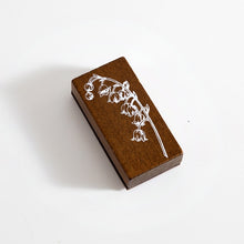 Load image into Gallery viewer, Vintage Style Lilian Garden Decoration Stamp - Original Kawaii Pen