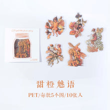 Load image into Gallery viewer, Japanese Floral Fairy Stickers (8Types)