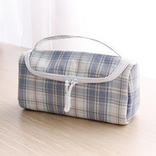 Load image into Gallery viewer, Japanese Plaid Design Bowknot Pencil Case (Large Capacity)