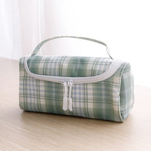 Load image into Gallery viewer, Japanese Plaid Design Bowknot Pencil Case (Large Capacity)