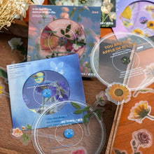 Load image into Gallery viewer, Japanese Floral Stickers in a CD - Original Kawaii Pen