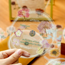 Load image into Gallery viewer, Japanese Floral Stickers in a CD - Original Kawaii Pen