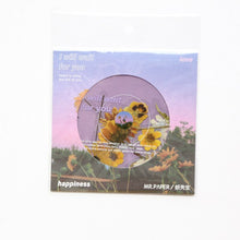 Load image into Gallery viewer, Japanese Floral Stickers in a CD - Original Kawaii Pen