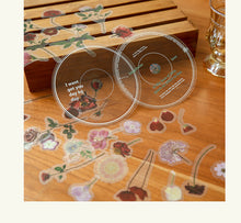 Load image into Gallery viewer, Japanese Floral Stickers in a CD - Original Kawaii Pen