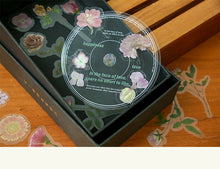 Load image into Gallery viewer, Japanese Floral Stickers in a CD - Original Kawaii Pen
