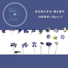 Load image into Gallery viewer, Japanese Floral Stickers in a CD - Original Kawaii Pen