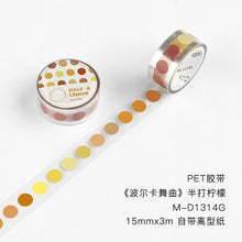 Load image into Gallery viewer, Retro & Morandi Color Dots Masking Tapes - Original Kawaii Pen