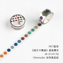 Load image into Gallery viewer, Retro & Morandi Color Dots Masking Tapes - Original Kawaii Pen