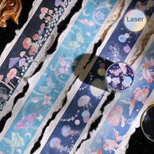 Load image into Gallery viewer, Deep-Sea Laser Masking Tapes (4 Designs) - Original Kawaii Pen