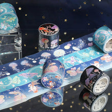 Load image into Gallery viewer, Deep-Sea Laser Masking Tapes (4 Designs) - Original Kawaii Pen