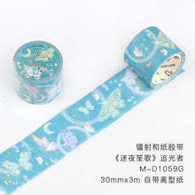 Load image into Gallery viewer, Deep-Sea Laser Masking Tapes (4 Designs) - Original Kawaii Pen