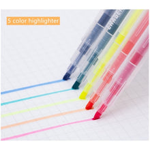 Load image into Gallery viewer, Japanese Fluorescent Color Erasable Highlighter Set (5pcs) - Original Kawaii Pen