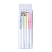 Load image into Gallery viewer, Japanese Fluorescent Color Erasable Highlighter Set (5pcs) - Original Kawaii Pen