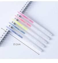 Load image into Gallery viewer, Japanese Fluorescent Color Erasable Highlighter Set (5pcs) - Original Kawaii Pen