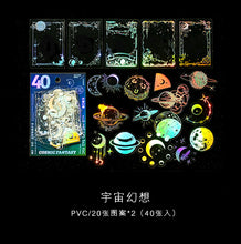 Load image into Gallery viewer, Limited Edition - Cosmic Fantasy Laser Stickers