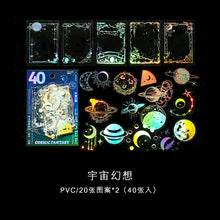 Load image into Gallery viewer, Limited Edition - Cosmic Fantasy Laser Stickers