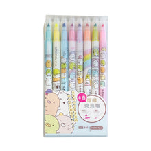 Load image into Gallery viewer, Sumikko Gurashi Erasable Highlighter Set (8pcs)