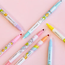 Load image into Gallery viewer, Sumikko Gurashi Erasable Highlighter Set (8pcs)