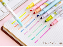 Load image into Gallery viewer, Sumikko Gurashi Erasable Highlighter Set (8pcs)