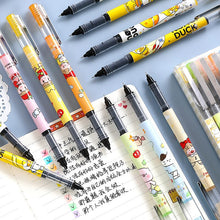 Load image into Gallery viewer, Cute Kawaii Animal & Fruits Gel Pen Set ( 6pcs)