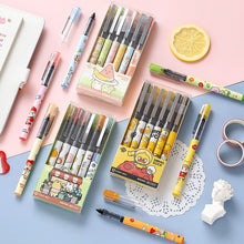Load image into Gallery viewer, Cute Kawaii Animal & Fruits Gel Pen Set ( 6pcs)