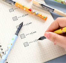 Load image into Gallery viewer, Cute Kawaii Animal & Fruits Gel Pen Set ( 6pcs)