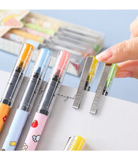Load image into Gallery viewer, Cute Kawaii Animal & Fruits Gel Pen Set ( 6pcs)