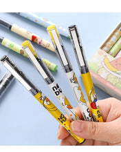 Load image into Gallery viewer, Cute Kawaii Animal & Fruits Gel Pen Set ( 6pcs)