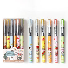 Load image into Gallery viewer, Cute Kawaii Animal & Fruits Gel Pen Set ( 6pcs)