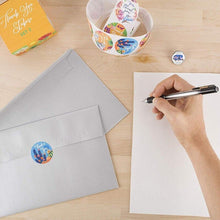 Load image into Gallery viewer, Animal & Floral "Thank you" Sticker Roll (500 Pcs/Roll)