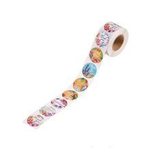Load image into Gallery viewer, Animal & Floral "Thank you" Sticker Roll (500 Pcs/Roll)