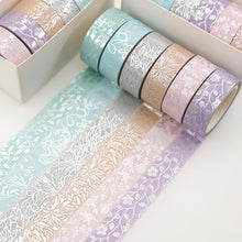 Load image into Gallery viewer, Foiled Floral & Plant Masking Tape Set