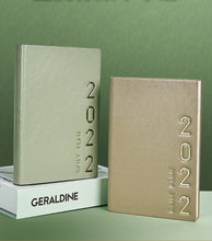 Load image into Gallery viewer, 2022 Bold Leather Notebook Planner (A5)