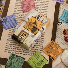 Load image into Gallery viewer, Vintage Style Newspaper Stickers