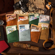 Load image into Gallery viewer, Medieval Tour Kraft Paper with Leather Case