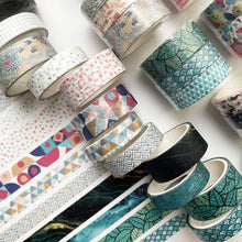 Load image into Gallery viewer, Geometric Pattern Washi Tape Sets (3pcs)